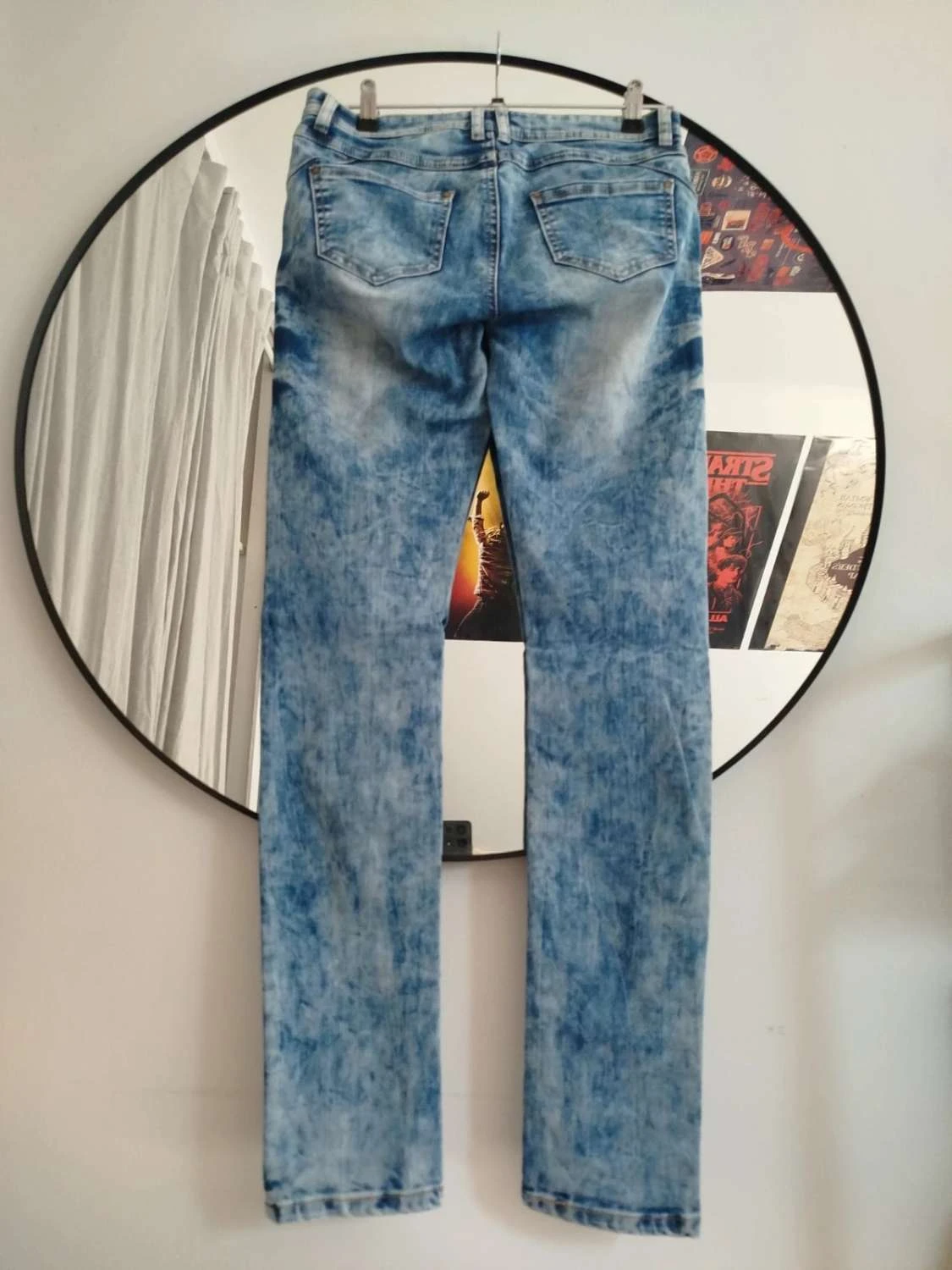 🌆Light blue skinny destroy effect jeans Women Size S / 36 – photo 5